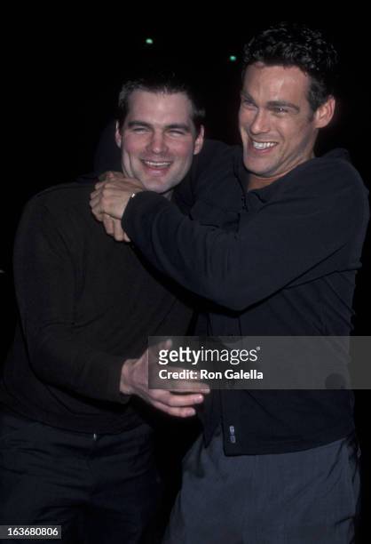 Actors Daniel Cosgrove and Grayson McCouch attend UPN All-Stary Winter Press Tour on January 5, 2001 at the Hearld Examiner Building in Los Angeles,...