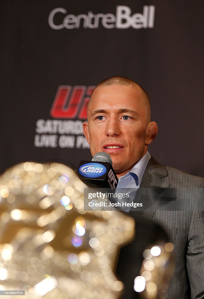 UFC 158: Press Conference