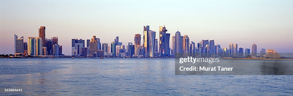 Skyline of a city