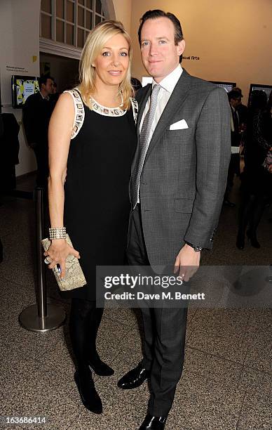 Nadja Swarovski and Rupert Adams attend the Swarovski Whitechapel Gallery Art Plus Fashion fundraising gala in support of the gallery's education...