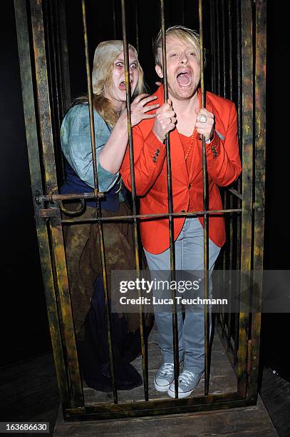 Ross Antony attends the opening of the Berlin Dungeon near Hackescher Markt in Berlin on March 14, 2013 in Berlin, Germany.