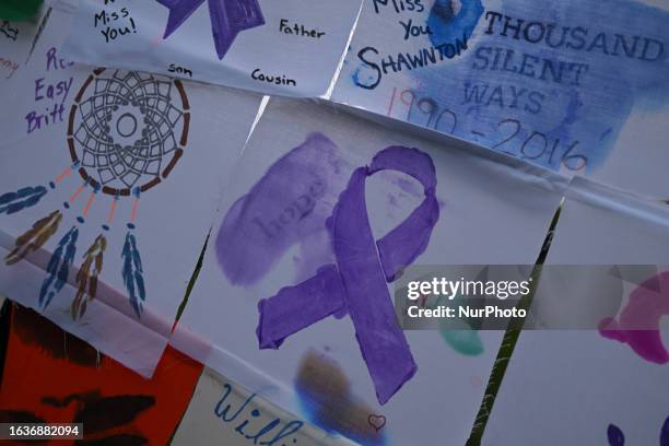 August 31, 2023: 'Flags of Hope' to honor and remember those lost to drug overdoses as many Edmontonians gathered at Victoria Park this evening to...