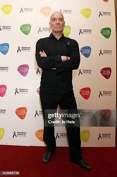 Wilko Johnson attends a photocall during an evening with Suggs and Friends at Porchester Hall on March 14, 2013 in London, England.