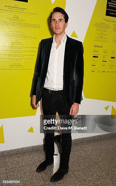 Otis Ferry attends the Swarovski Whitechapel Gallery Art Plus Fashion fundraising gala in support of the gallery's education fund at The Whitechapel...