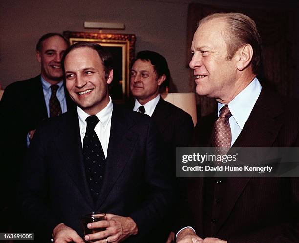 Vice President Dick Cheney photographed from 1975 to 2006 in Washington, DC. Pictured is Dick Cheney with President Gerald Ford.