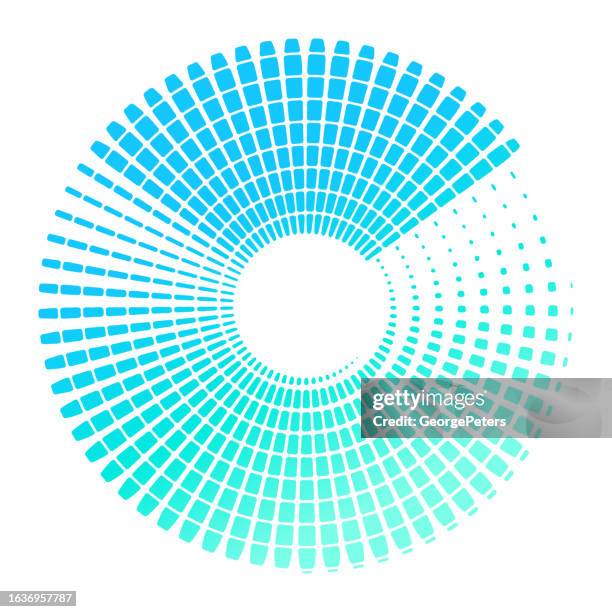 spiral concentric pattern - security white background stock illustrations
