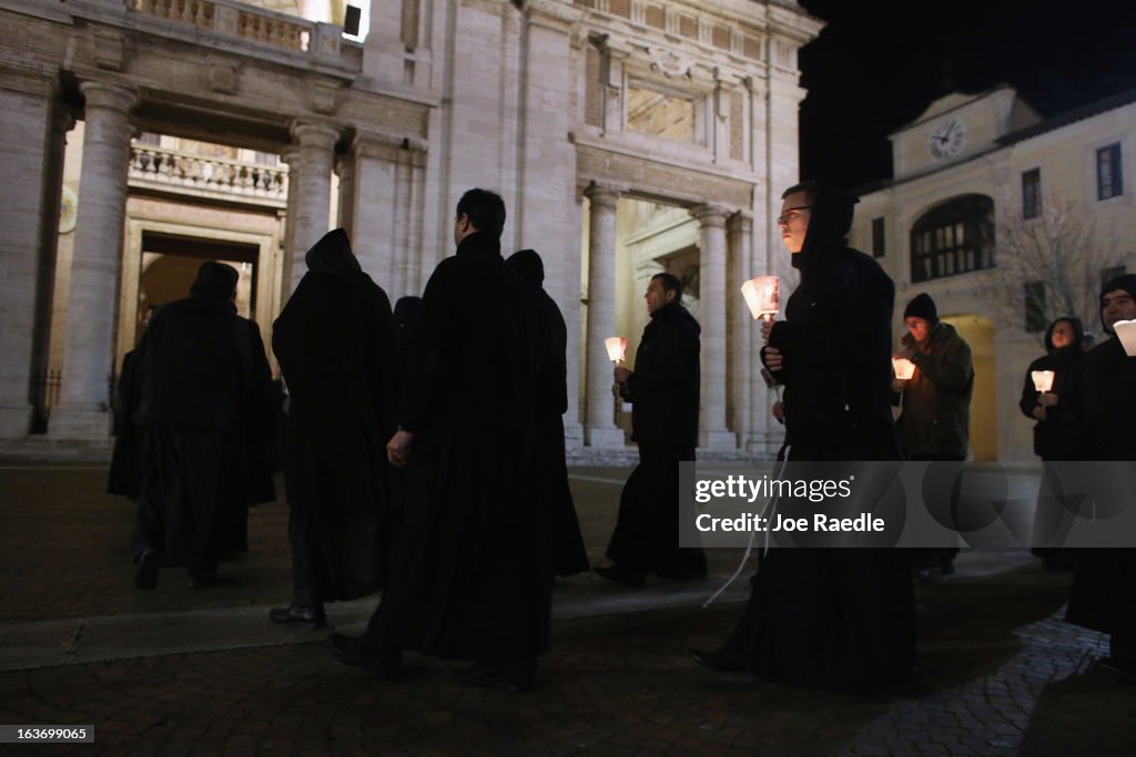 Pope Francis I First Day As New Pontiff