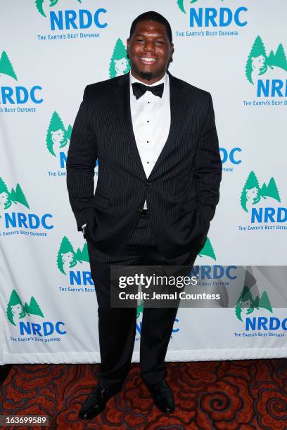 Player Ronnie Cameron attends the 2013 Natural Resources Defense Council Game Changer Awards at the Mandarin Oriental Hotel on March 14, 2013 in New...