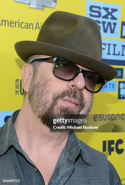 Musician Dave Stewart arrives at the screening of "In Your Dreams:Stevie Nicks" during the 2013 SXSW Music, Film + Interactive Festival at the...