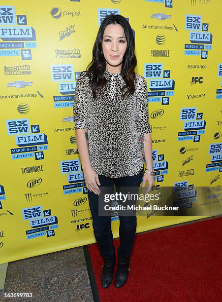 Singer Michelle Branch arrives at the screening of "In Your Dreams:Stevie Nicks" during the 2013 SXSW Music, Film + Interactive Festival at the...