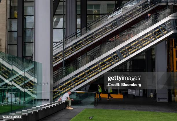 Quiet scenes at the Leadenhall building, during strike action by train drivers, in the City of London, UK, on Friday, Sept. 1, 2023. Britain's train...