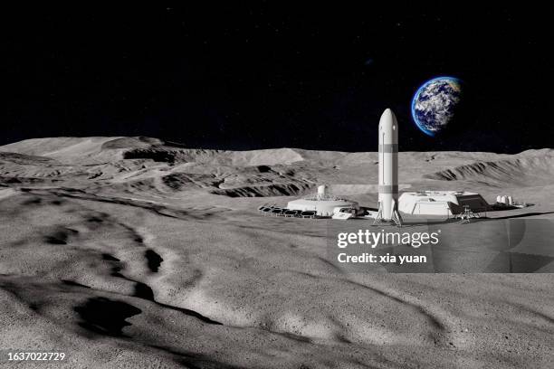 lunar base camp - moln stock pictures, royalty-free photos & images