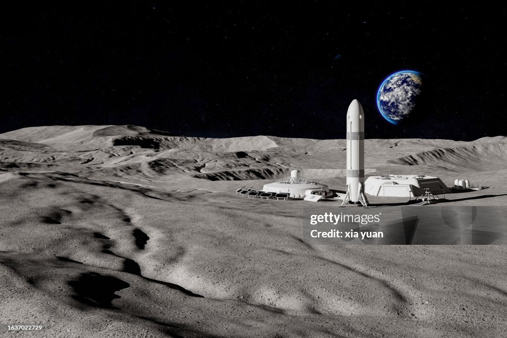 Lunar base camp