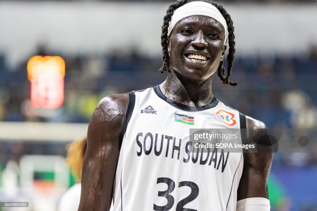 Wenyen Gabriel of South Sudan seen during the FIBA Men's Basketball