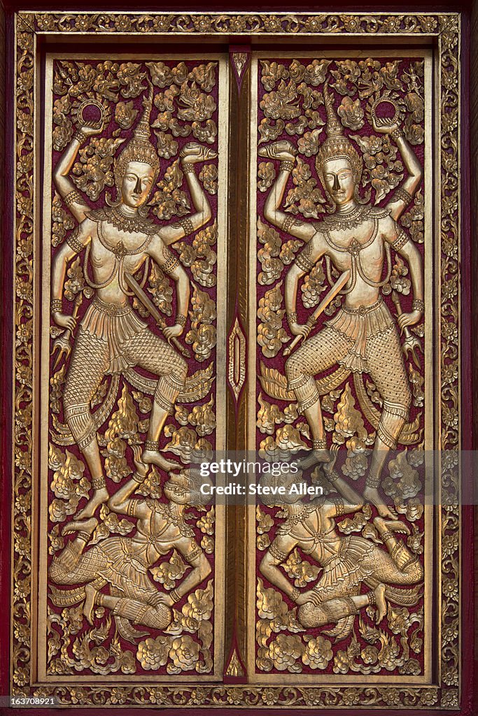 Temple Doors - Thailand