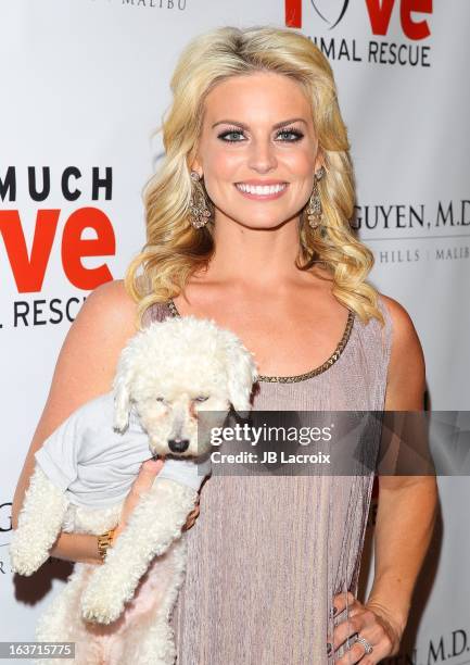 Courtney Friel attends the Makeovers For Mutts Fundraiser held at Peninsula Hotel on March 14, 2013 in Beverly Hills, California.