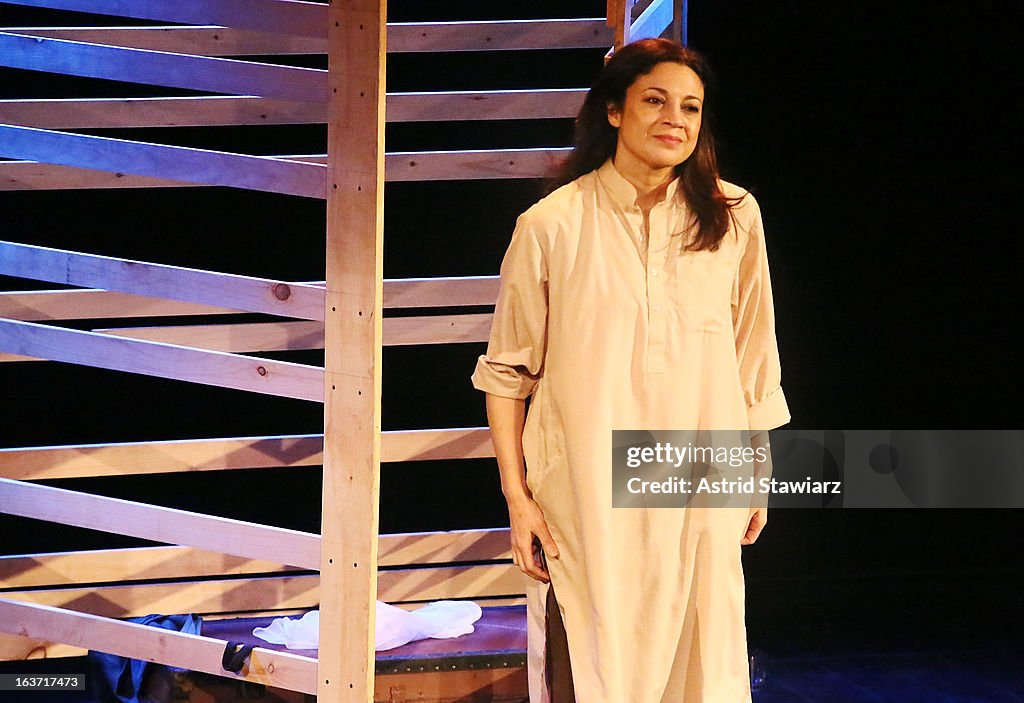 "Shaheed:  The Dream And Death Of Benazir Bhutto" Off Broadway Opening Night - Curtain Call