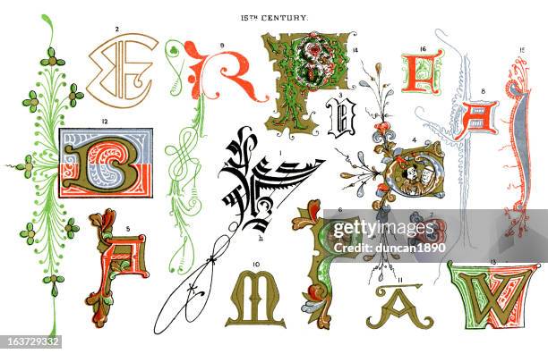 Medieval Letters Examples 1,950 Medieval Calligraphy Stock Photos, High-Res Pictures, and Images ...