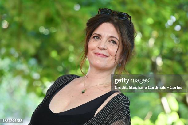 Agnes Jaoui attends the 'La Vie De Ma Mere' Photocall during Day Three of the 16th Angouleme French-Speaking Film Festival on August 24, 2023 in...