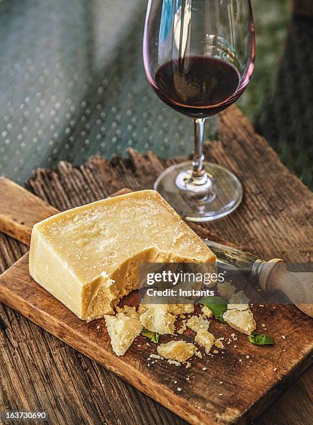 cheese and wine - parmesan cheese stock pictures, royalty-free photos & images