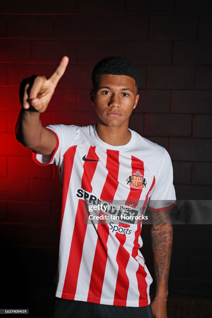 Mason Burstow pictured at the Academy of Light after he signs on loan