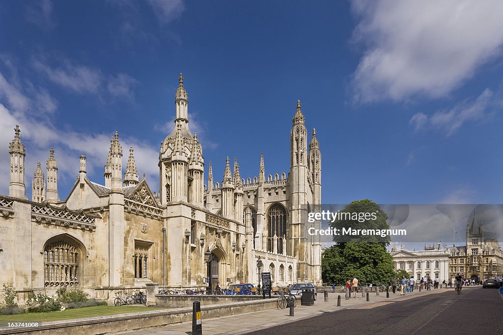 The entrance of King's College on King's Parade