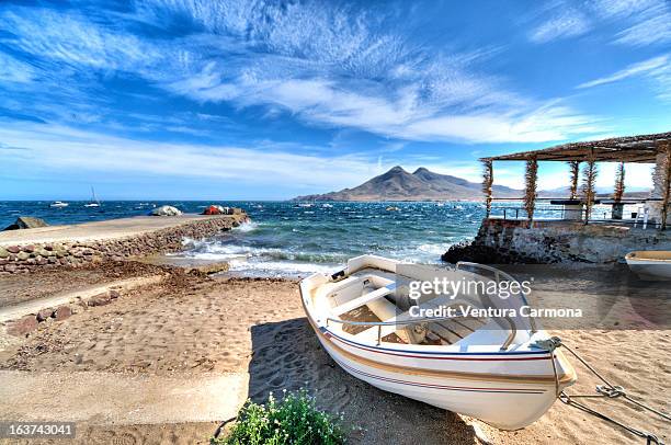 almería - la isleta del moro - cabo de gata fotografías e imágenes de stock