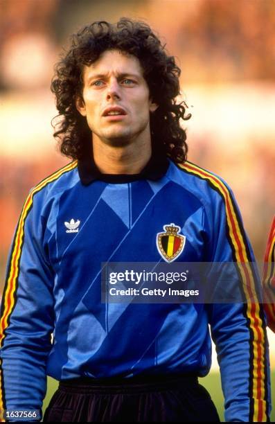 Portrait of Michel''Preud Homme of Belgium before the World Cup qualifying match against the Czech Republic in Belgium. Belgium won the match 2-1. \...