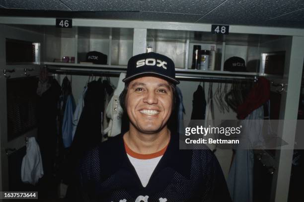 Mexican baseball pitcher Francisco Barrios of the Chicago White Sox pictured in New York, August 16th 1977.