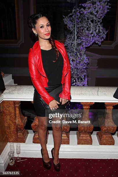 Preeya Kalidas attends Patrick Hellmann Store Launch and Collection Preview in 50 St James Street on March 14 in London, England.