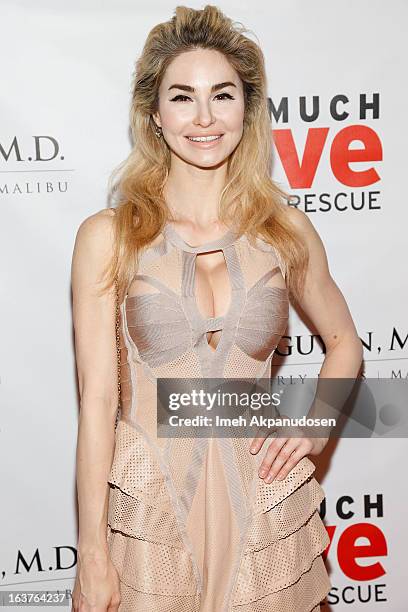 Author Elizabeth TenHouten attends the Makeovers For Mutts Fundraiser Honoring Maria Menounos at Peninsula Hotel on March 14, 2013 in Beverly Hills,...