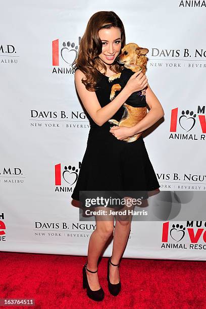 Christian Serratos arrives at Dr. Davis B. Nguyen and Much Love Animal Rescue host Makeover for Mutts at The Peninsula Hotel at Peninsula Hotel on...