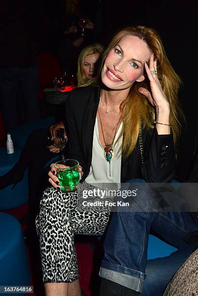 Laurence Treil attends the 'The Door' Club Opening Cocktail and Patrick Skatcha Art Exhibition Preview at The Door Club on March 14, 2013 in Paris,...