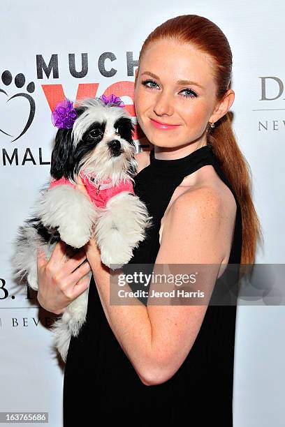 Lena Katina arrives at Dr. Davis B. Nguyen and Much Love Animal Rescue host ÒMakeover for MuttsÓ at The Peninsula Hotel at Peninsula Hotel on March...