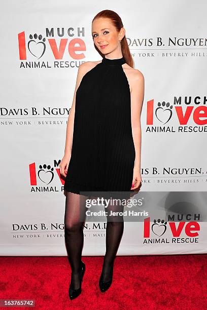 Lena Katina arrives at Dr. Davis B. Nguyen and Much Love Animal Rescue host ÒMakeover for MuttsÓ at The Peninsula Hotel at Peninsula Hotel on March...