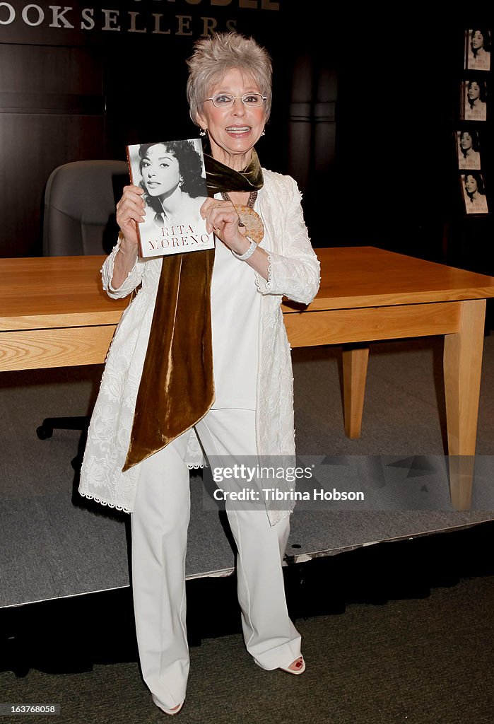 Rita Moreno Signs Copies Of Her New Book "Rita Moreno: A Memoir"