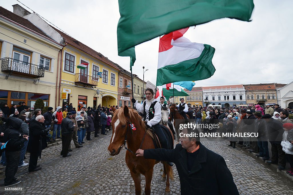 ROMANIA-HUNGARY'S NATIONAL DAY-FEATURE