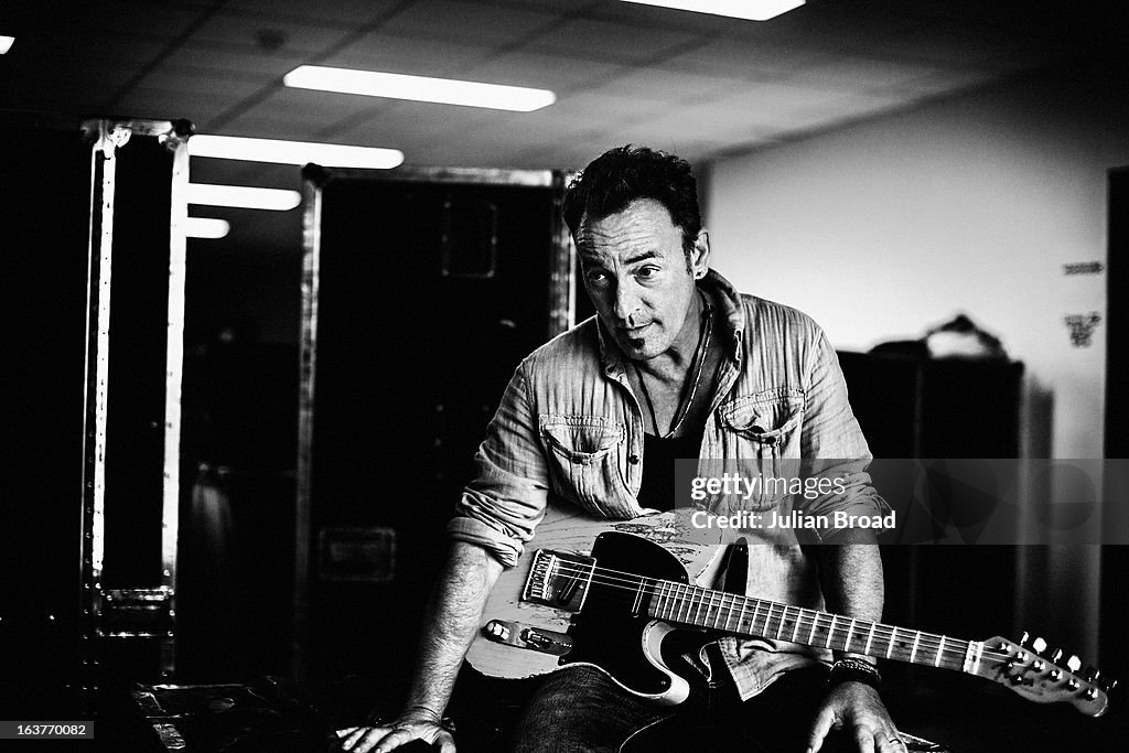 Song-writer, singer and musician Bruce Springsteen is photographed ...