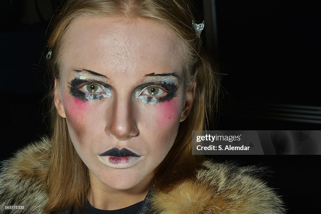 DB Berdan - Backstage - MBFWI F/W 2013