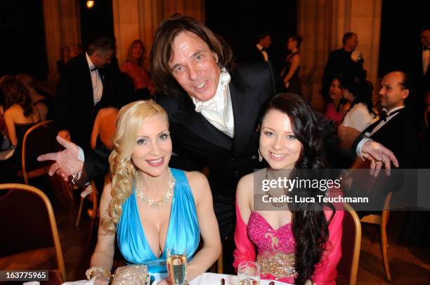 Ramona Drews, Juergen Drews and Joelina Drews attend the Orange Filmball 2013 at Vienna City Hall on March 15, 2013 in Vienna, Austria.