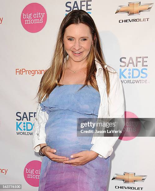 Actress Beverley Mitchell attends "The Biggest Baby Shower Ever" at Taglyan Cultural Complex on March 14, 2013 in Hollywood, California.