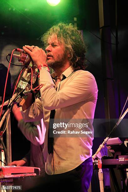 Wayne Coyne of The Flaming Lips perform at The Warner Sound captured by Nikon during the 2013 SXSW Music, Film + Interactive Festival at The Belmont...