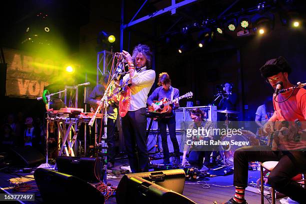 Wayne Coyne of The Flaming Lips perform at The Warner Sound captured by Nikon during the 2013 SXSW Music, Film + Interactive Festival at The Belmont...