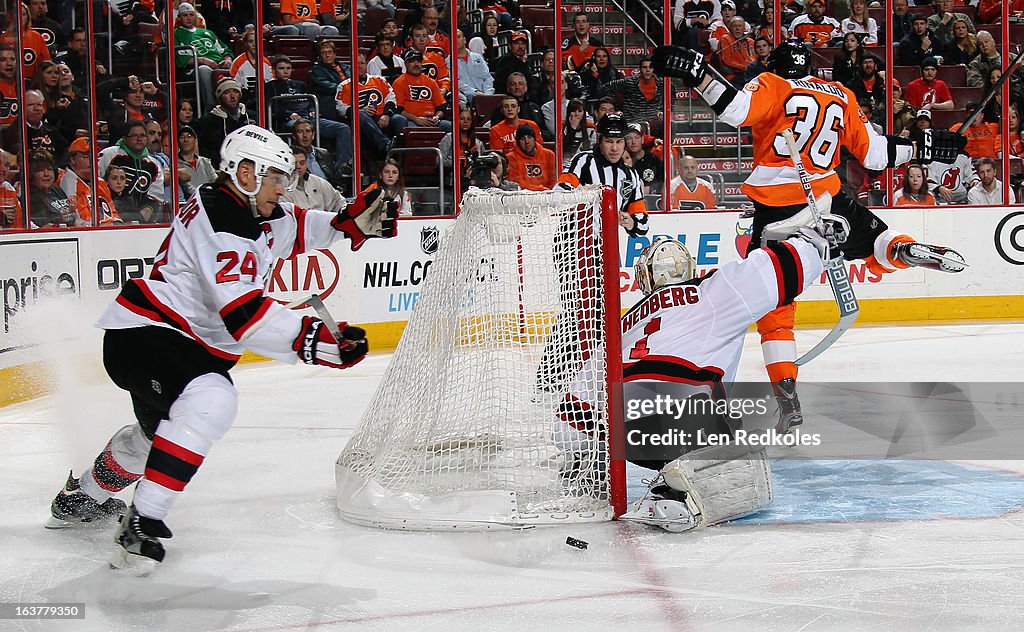 New Jersey Devils v Philadelphia Flyers