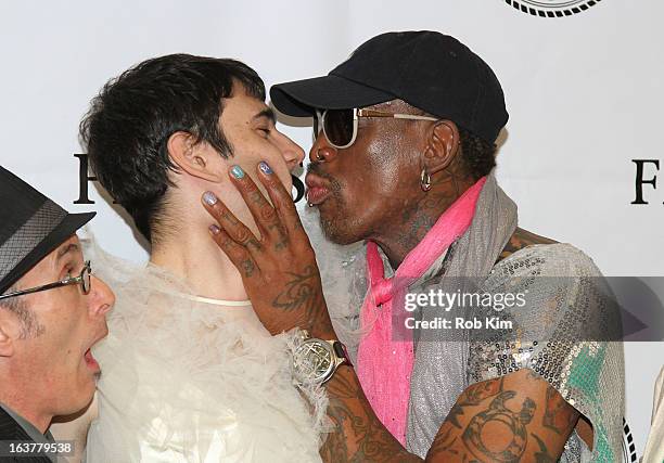 Dennis Rodman attends the So You Think You Can Roast? - Dennis Rodman event at New York Friars Club on March 15, 2013 in New York City.