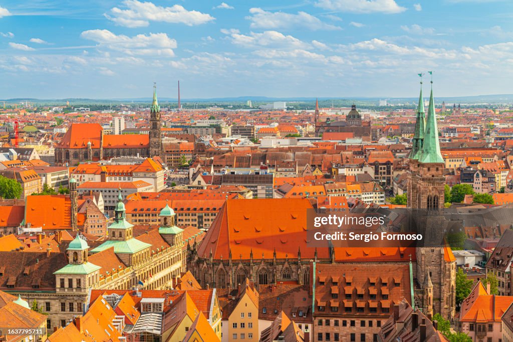 Scenic View of Nuremberg City, Germany