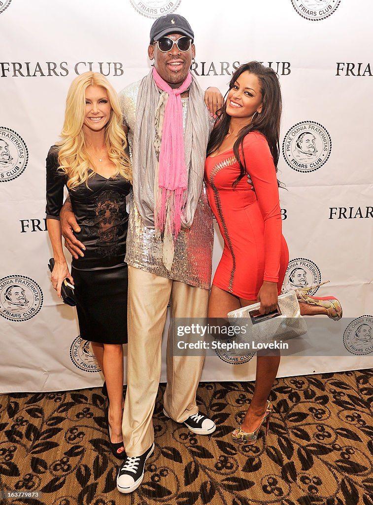 Dennis Roderick Model Brande Roderick, former NBA player Dennis Rodman, and TV/radio ...
