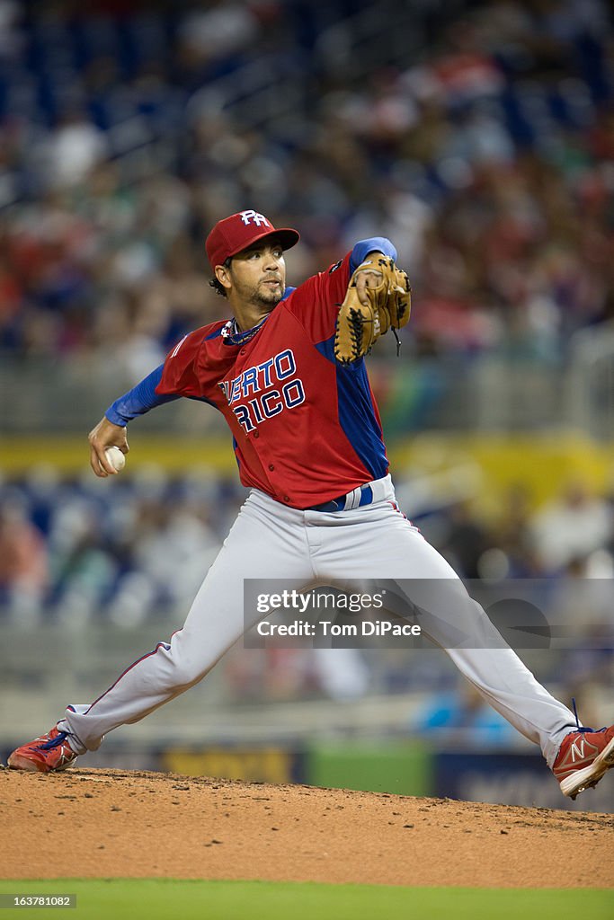 2013 World Baseball Classic Pool 2, Game 5: Team Puerto Rico v. Team USA