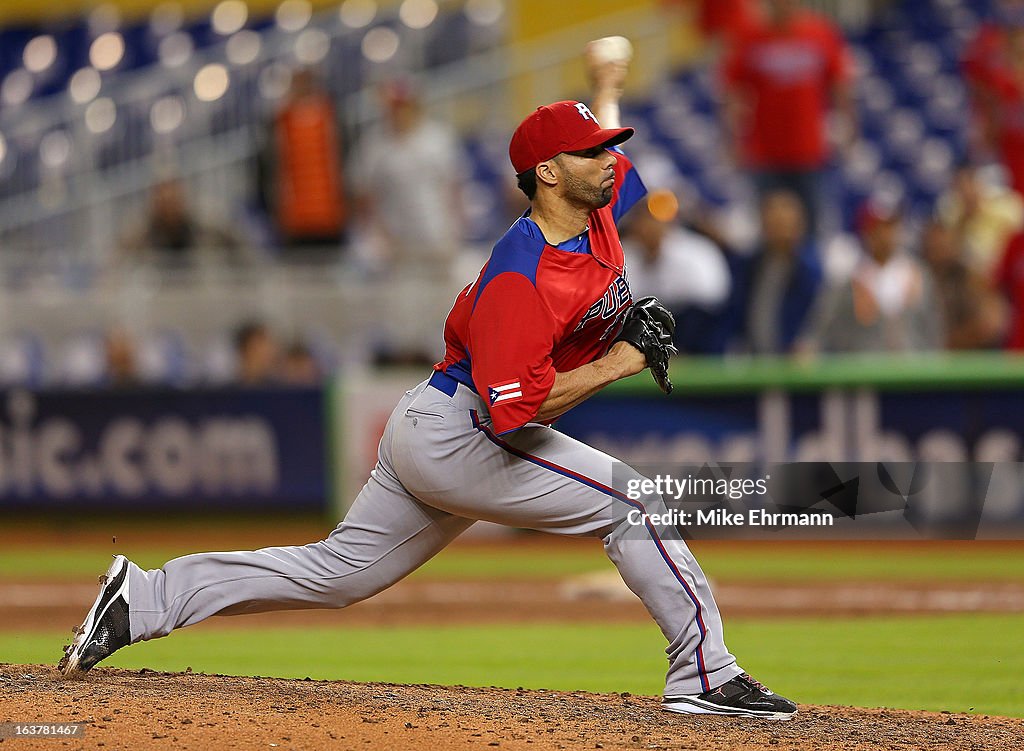 World Baseball Classic - Second Round - Miami - USA v Puerto Rico