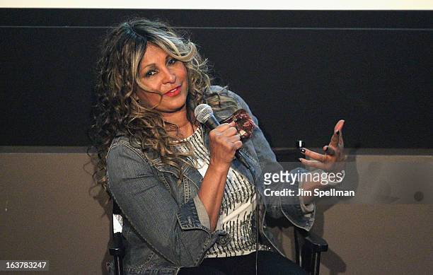 Pam Grier attends "Foxy, The Complete Pam Grier" Film Series at Walter Reade Theater on March 15, 2013 in New York City.